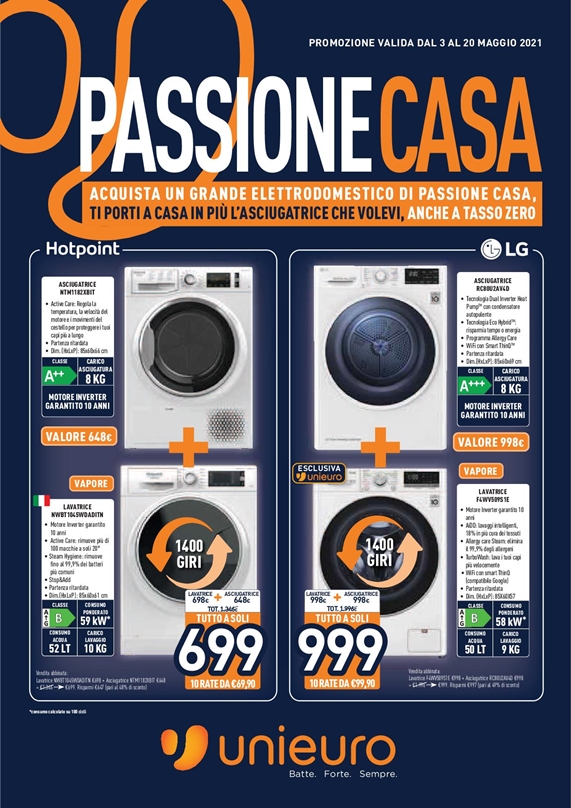 Volantino Passione Casa (3-20 maggio) volantino unieuro preview