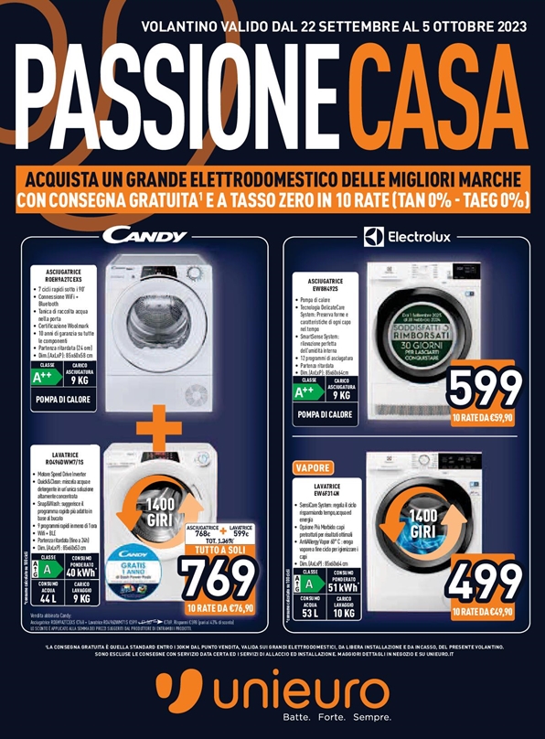 SITO volantino unieuro preview